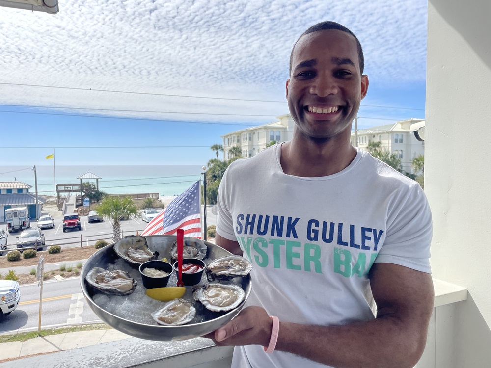 oysters at shunk gulley