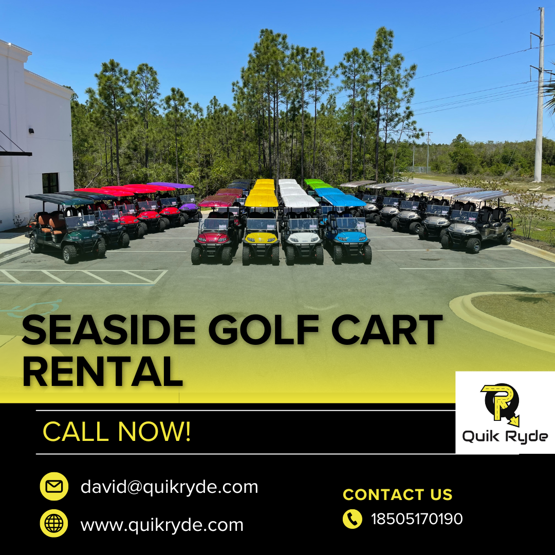 seaside golf cart rentals